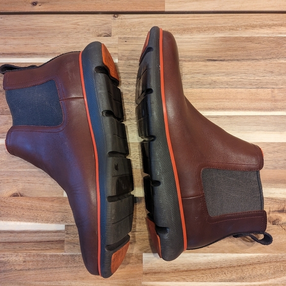 COLE HAAN CHELSEA Boots ZERØGRAND Waterproof OMNI Men's 11 Brown Pull-On - Picture 6 of 6